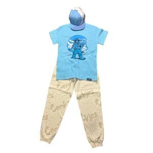 NWT Cookies Men's Small 3-Piece Bundle: T-Shirt, Sweatpants, Hat